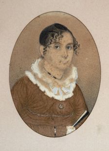 Comfort Cory Borden, Mother of Thomas Wix Borden, ca. 1820. Creator: Unknown