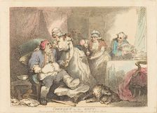 Comfort in the Gout, 1785. Creator: Thomas Rowlandson