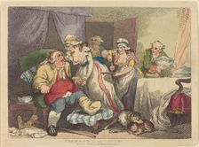 Comfort in the Gout, 1785. Creator: Thomas Rowlandson