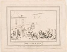 Comforts of Bath, Plate 7, January 6, 1798., January 6, 1798. Creator: Thomas Rowlandson