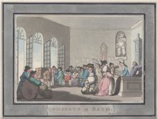 Comforts of Bath, Plate 3, January 6, 1798., January 6, 1798. Creator: Thomas Rowlandson