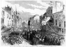 Coming of age of the Marquess of Bute, Cardiff, Wales, 1868