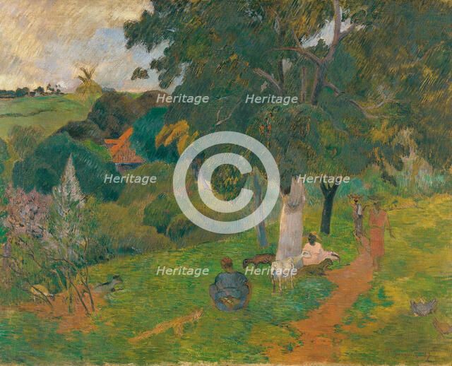 Coming and Going, Martinique, 1887. Artist: Gauguin, Paul Eugéne Henri (1848-1903)