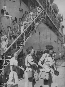 Coming Ashore at Singapore 1945