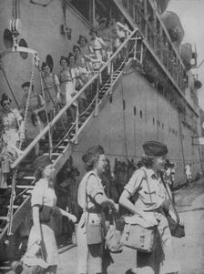 Coming Ashore at Singapore 1945