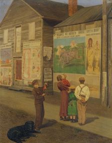 Coming Events Cast Their Shadows Before, 1871. Creator: Charles Caleb Ward