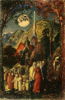 Coming from Evening Church 1830, (1947). Creator: Samuel Palmer