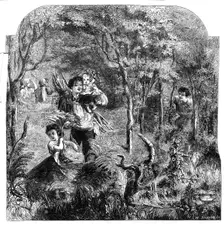 "Coming Home by the Shortest Way" - drawn by J. Godwin, 1861. Creator: W Thomas