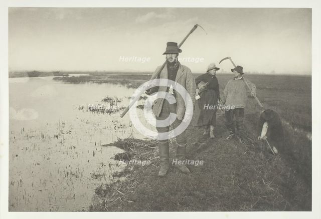 Coming Home from the Marshes, 1886. Creator: Peter Henry Emerson.