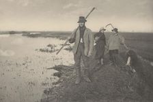 Coming Home from the Marshes, 1886. Creators: Dr Peter Henry Emerson, Thomas Frederick Goodall