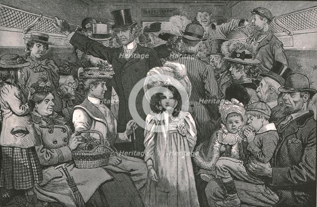 Coming to see the coronation procession, 1902. Creator: William Ralston.