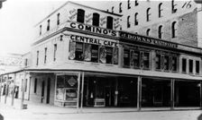 Comino's Central Cafe on the corner of Edward and Adelaide Streets, Brisbane, c1910. Creator: Unknown