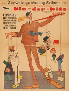 Comic strips from the series Kin-der-Kids. Chicago Tribune, 1906-1907. Creator: Feininger, Lyonel (1871-1956)