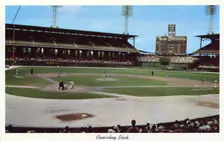 Comiskey Park baseball stadium, Chicago, Illinois, USA, 1954