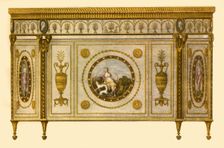 Commode designed by Robert Adam, 1770, (1946). Creator: Benedetto Pastorini