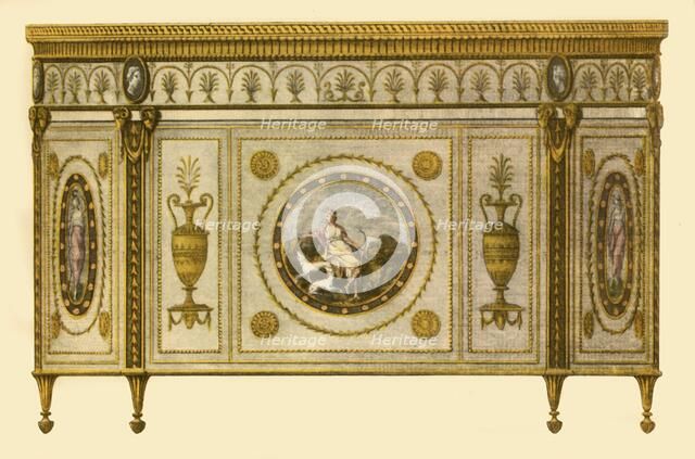 Commode designed by Robert Adam, 1770, (1946). Creator: Benedetto Pastorini.