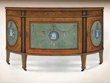 Commode of Lunette Form c1775