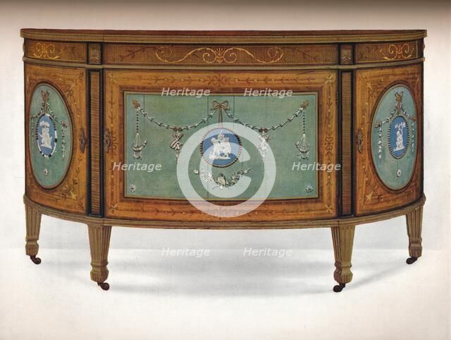 'Commode of Lunette Form', c1775. Artist: Unknown.