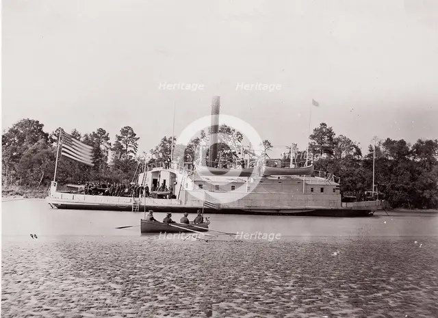 Commodore Perry, Pamunkey River, 1861-65. Creator: Tim O'Sullivan.