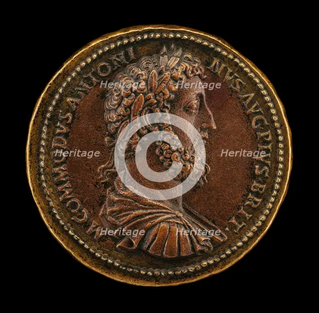 Commodus, Emperor, reigned A.D. 177-192 [obverse]. Creator: Giovanni da Cavino.