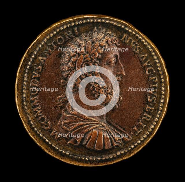 Commodus, Emperor, reigned A.D. 177-192 [obverse]. Creator: Giovanni da Cavino.