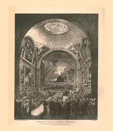 Common Council Chamber Guildhall, 1808, (1886). Artist: J Bluck