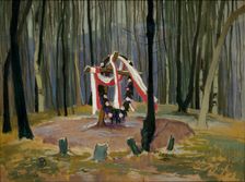 Common Grave of Polish Legionnaires Fallen at Lowczówek, 1915 Creator: Henryk Uziemblo