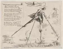 Common-Wealth, The Colossus, 1766., 1766. Creator: Anon