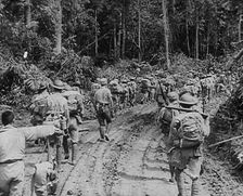 Commonwealth Troops Marching Through the Jungle, 1943. Creator: British Pathe Ltd