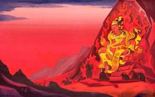 Command of Rigden Djapo 1933. Artist: Nicholas Roerich