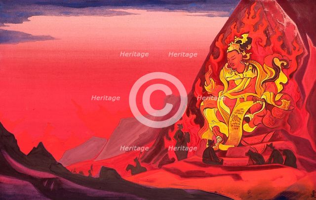 'Command of Rigden Djapo', 1933.  Artist: Nicholas Roerich