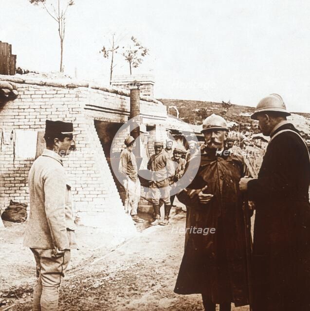 Command post, Champagne, northern France, c1914-c1918. Artist: Unknown.