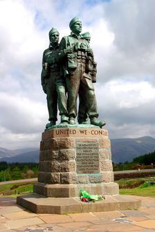 Commando Memorial, Spean Bridge, Highland, Scotland. Creator: Peter Thompson