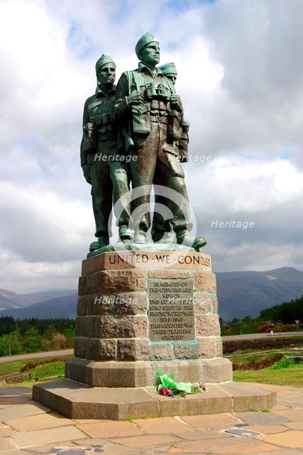 Commando Memorial, Spean Bridge, Highland, Scotland. Creator: Peter Thompson.