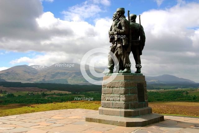 Commando Memorial, Spean Bridge, Highland, Scotland. Creator: Peter Thompson.