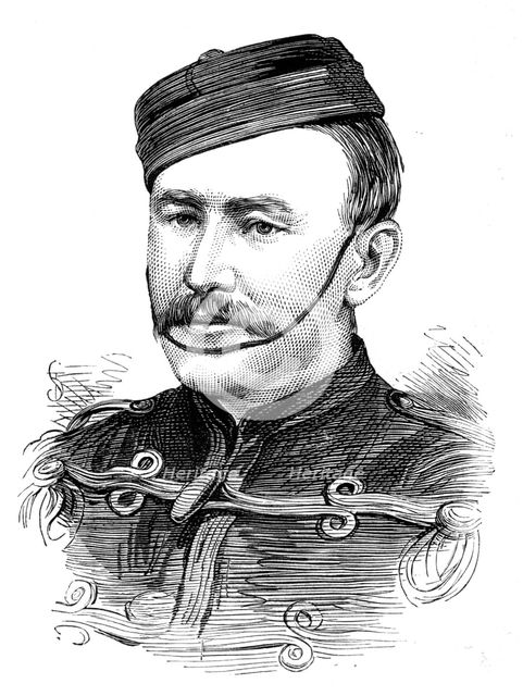 Commandant Cecil D'Arcy, V.C., Frontier Light Horse, Zulu War, 1880. Creator: Unknown.