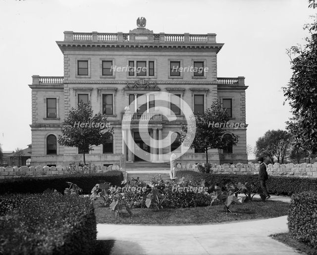 Commandant's office, League Island Navy Yard, Philadelphia, Pa., c1908. Creator: Unknown.