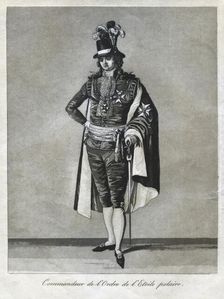 "Commandeur de l'Ordre de l'Etoile polaire", 1780s. Creator: Johan Abraham Aleander