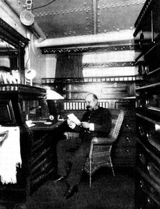 Commander A. Marix, of the "Vermont," ...Board of Inquiry into the Disaster to the "Maine"..., 1898. Creator: Unknown