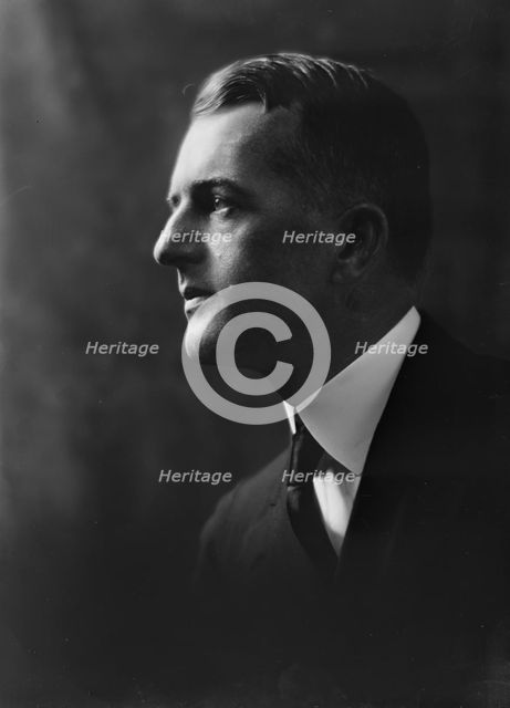 Commander F.H. Poteet, portrait photograph, 1919 Nov. 4. Creator: Arnold Genthe.