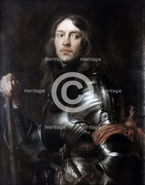 'Commander in Armour, with a Red Scarf,' c1625-1627.  Artist: Anthony van Dyck