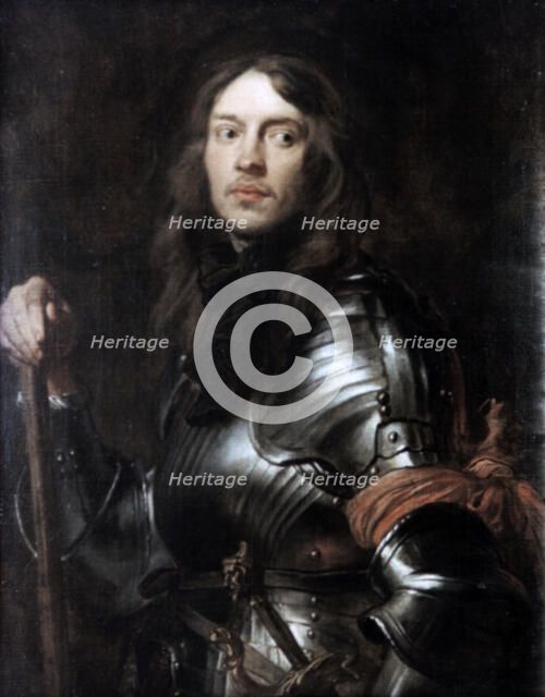 'Commander in Armour, with a Red Scarf,' c1625-1627.  Artist: Anthony van Dyck