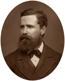 Commander Verney Lovett Cameron, explorer, 1878.Artist: Lock & Whitfield