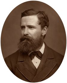 Commander Verney Lovett Cameron, explorer, 1878.Artist: Lock & Whitfield