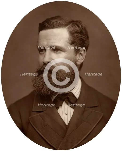 Commander Verney Lovett Cameron, explorer, 1878.Artist: Lock & Whitfield