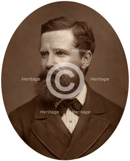 Commander Verney Lovett Cameron, explorer, 1878.Artist: Lock & Whitfield