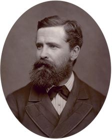 Commander Verney Lovett Cameron, explorer, 1878. Creator: Lock & Whitfield