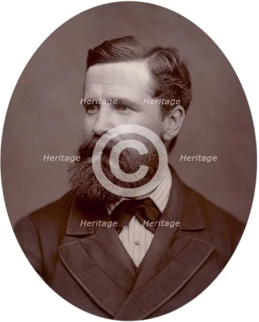 Commander Verney Lovett Cameron, explorer, 1878. Creator: Lock & Whitfield.