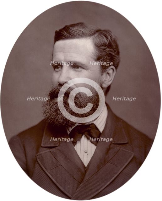 Commander Verney Lovett Cameron, explorer, 1878. Creator: Lock & Whitfield.