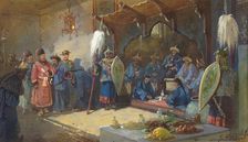 Commander Voloshenin's Scouting Expeditions in Semirechye and the Valley of the Ili..., 19th century Creator: Nikolay Nikolaevich Karazin